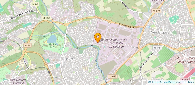 localisation de l'entreprise DAFET à VENDARGUES