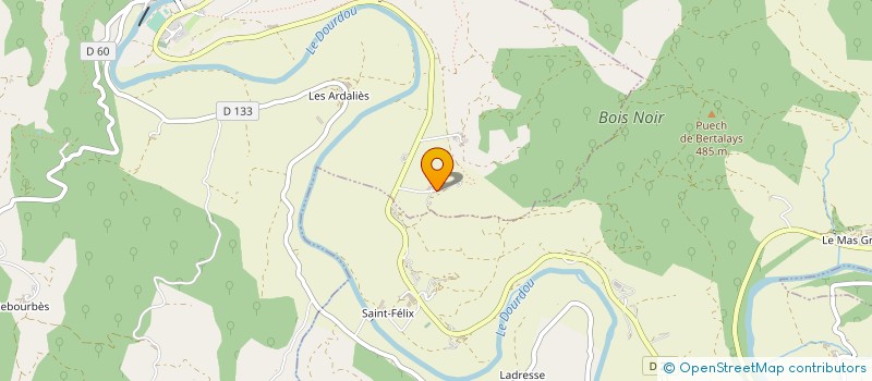 localisation de l'entreprise DAFFAS INVEST  SAINT-IZAIRE