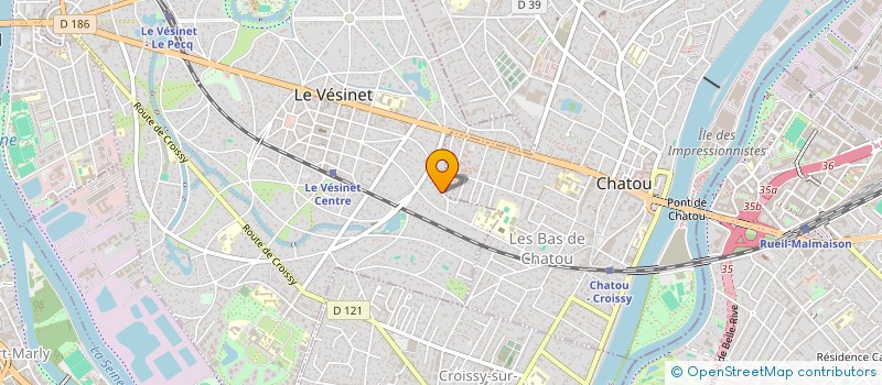 localisation de l'entreprise DAFFODILS  LE VESINET