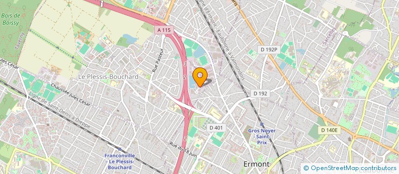 localisation de l'entreprise DAFFY  LE PLESSIS-BOUCHARD