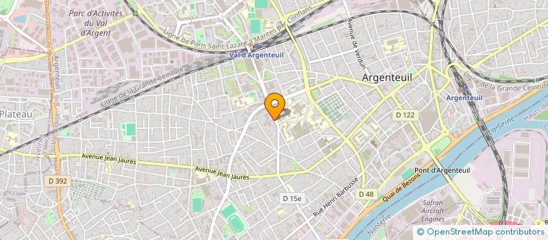 localisation de l'entreprise DAFIBER  ARGENTEUIL