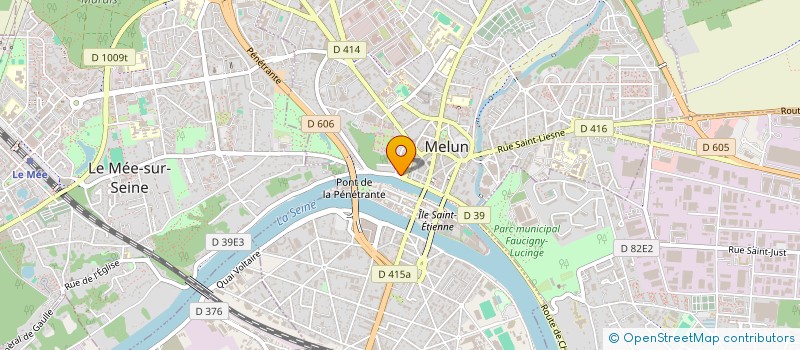 localisation de l'entreprise DAFIDUR à MELUN