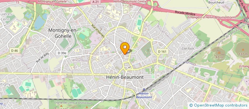 localisation de l'entreprise DAFIMO à HENIN-BEAUMONT