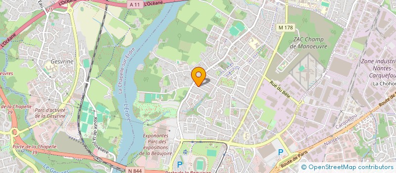 localisation de l'entreprise DAFINANTES  NANTES