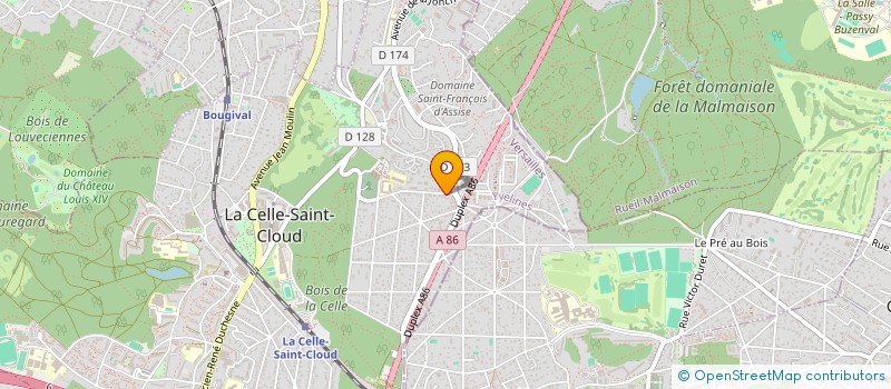 localisation de l'entreprise DAFLIM  LA CELLE-SAINT-CLOUD