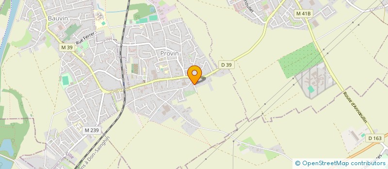 localisation de l'entreprise DAFOSSE LOCATION 1 (LILLE/LESQUIN)  PROVIN