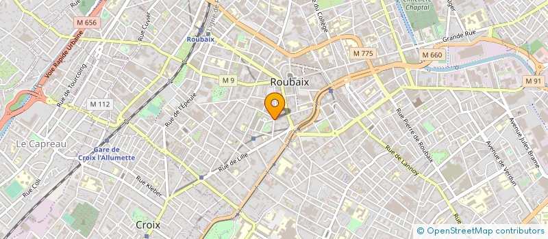 localisation de l'entreprise DAFOTEC - NASDASCQ - FLASHDATA à ROUBAIX