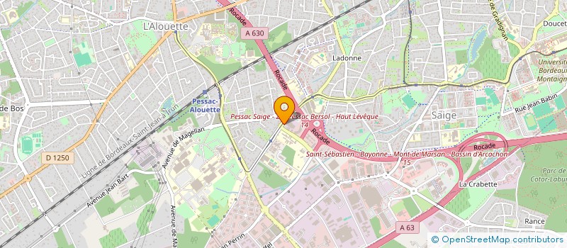 localisation de l'entreprise DAFRAN à PESSAC