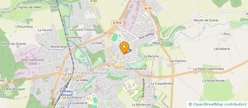 localisation de l'entreprise DAFRANPI à CHATEAU-RENAULT