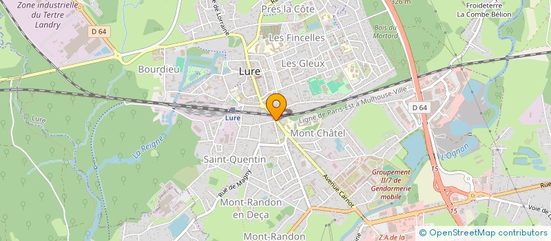 localisation de l'entreprise DAFRAST  LURE