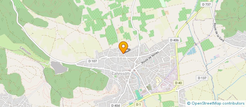 localisation de l'entreprise DAFREGE  CALVISSON