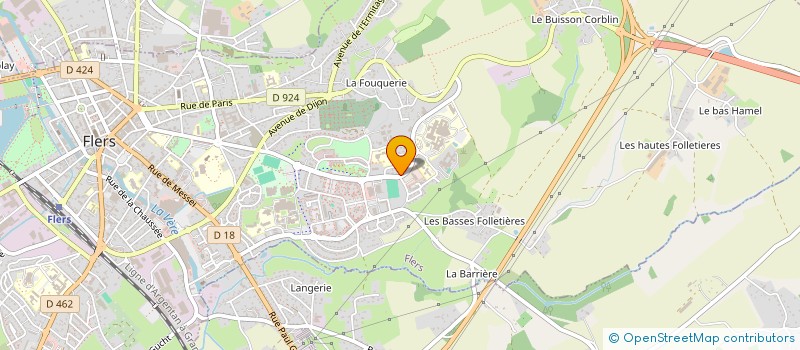 localisation de l'entreprise DAFRI à FLERS