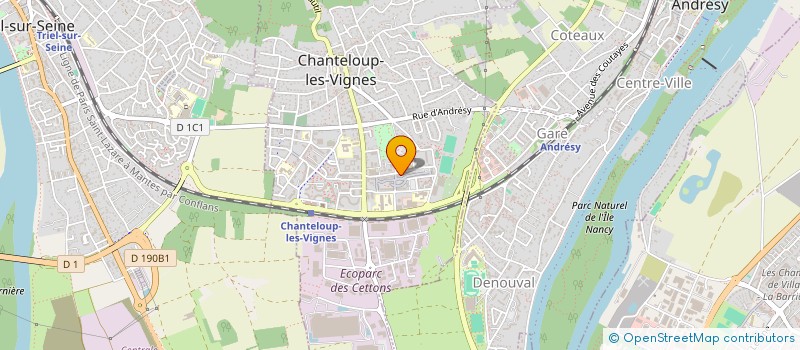 localisation de l'entreprise DAFRIM à CHANTELOUP-LES-VIGNES