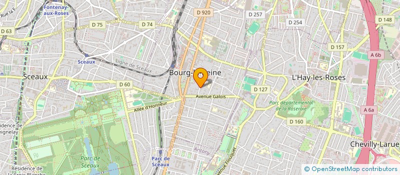 localisation de l'entreprise DAFTECH à BOURG-LA-REINE