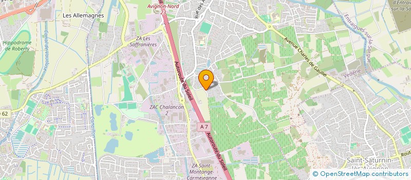 localisation de l'entreprise DAFY  VEDENE