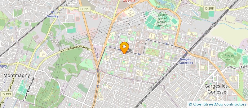 localisation de l'entreprise DAG  SARCELLES