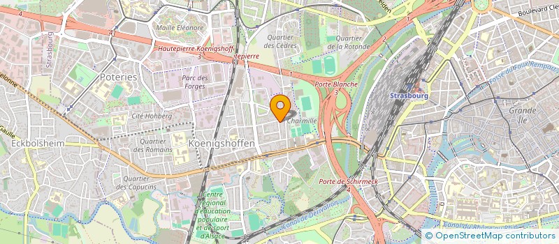 localisation de l'entreprise DAG CONSULTING à STRASBOURG