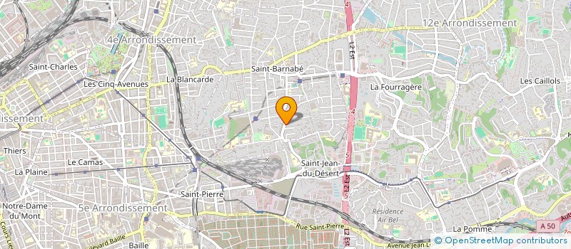 localisation de l'entreprise DAG'IMMO à MARSEILLE