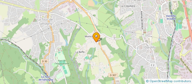localisation de l'entreprise DAG IMPORT à DARDILLY