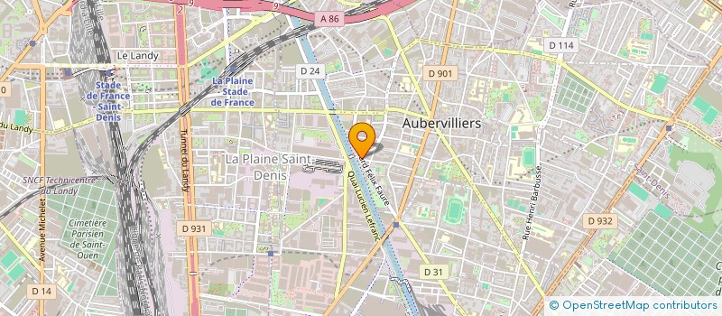 localisation de l'entreprise DAG MANAGEMENT à AUBERVILLIERS