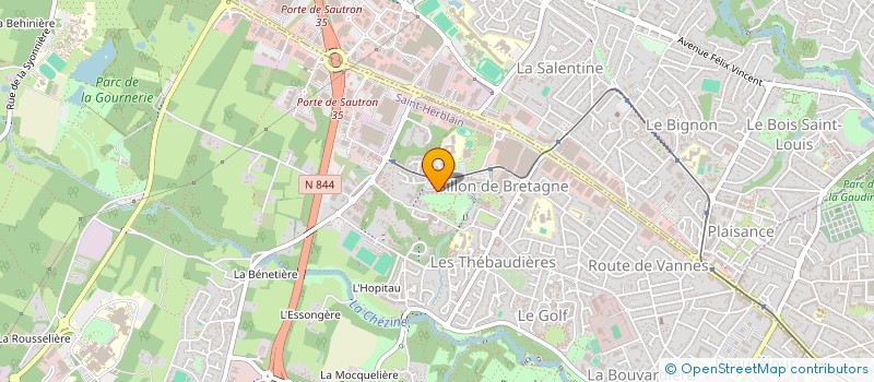 localisation de l'entreprise DAG TELECOM  COUERON