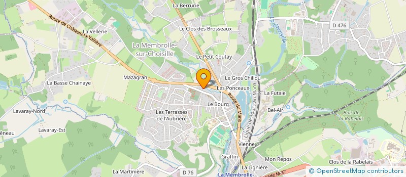 localisation de l'entreprise DAG3M  LA MEMBROLLE-SUR-CHOISILLE