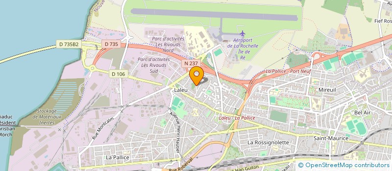 localisation de l'entreprise DAGADI YOGA  LA ROCHELLE