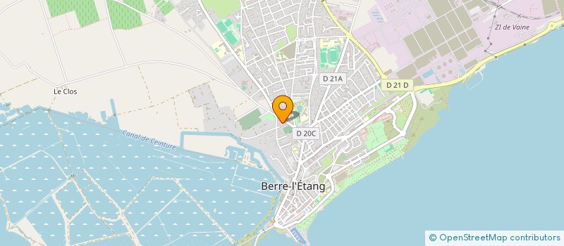 localisation de l'entreprise DAGALE CPY à BERRE-L'ETANG