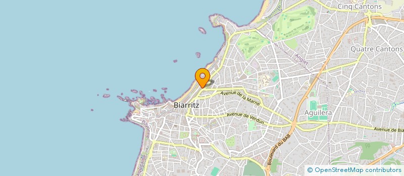localisation de l'entreprise DAGAMACHRIMA à BIARRITZ