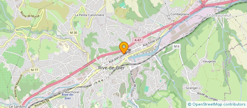 localisation de l'entreprise DAGAND BERNARD ET STEPHANE  RIVE-DE-GIER