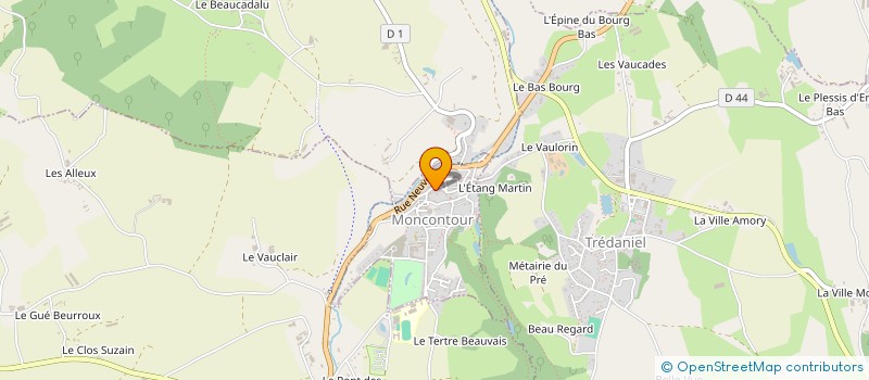 localisation de l'entreprise DAGAUDIN à MONCONTOUR