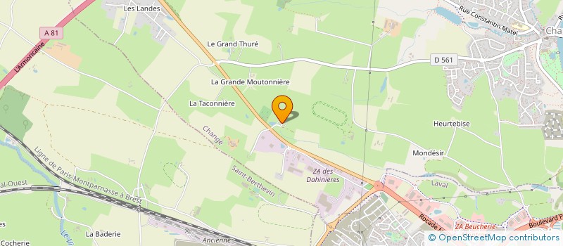 localisation de l'entreprise DAGAZ CONVOYAGE à CHANGE