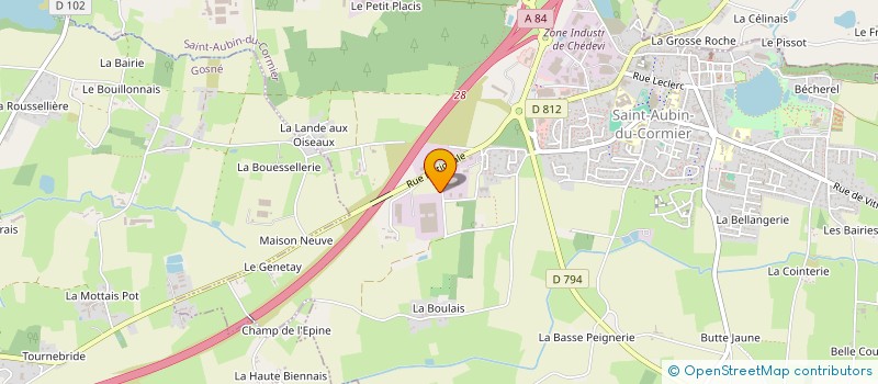 localisation de l'entreprise DAGDA à RENNES