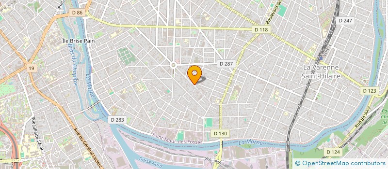 localisation de l'entreprise DAGE ARCHITECTURE & DESIGN à SAINT-MAUR-DES-FOSSES