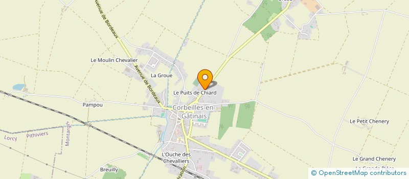 localisation de l'entreprise DAGEE à CORBEILLES