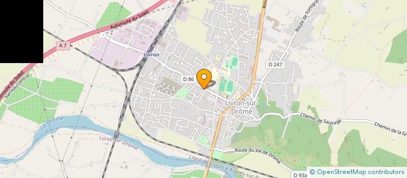 localisation de l'entreprise DAGEFAB  LIVRON-SUR-DROME