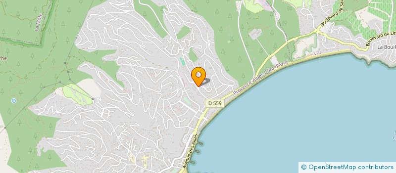 localisation de l'entreprise DAGEGUY à CAVALAIRE-SUR-MER