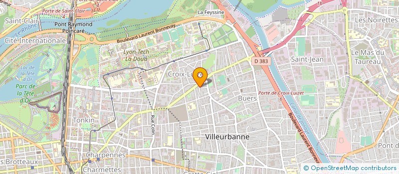 localisation de l'entreprise DAGEST BOULANGERIE  VILLEURBANNE