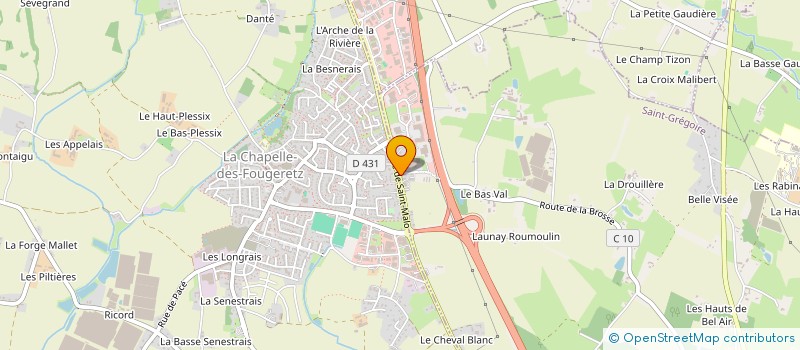 localisation de l'entreprise DAGFA SPORT  SAINT-GREGOIRE