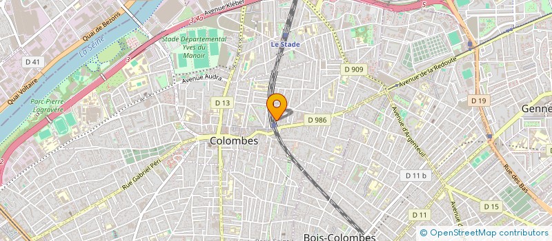 localisation de l'entreprise DAGHROUR à COLOMBES