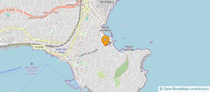 localisation de l'entreprise DAGHSEN ELEC à ANTIBES