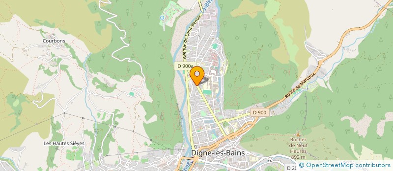 localisation de l'entreprise DAGIO à DIGNE-LES-BAINS