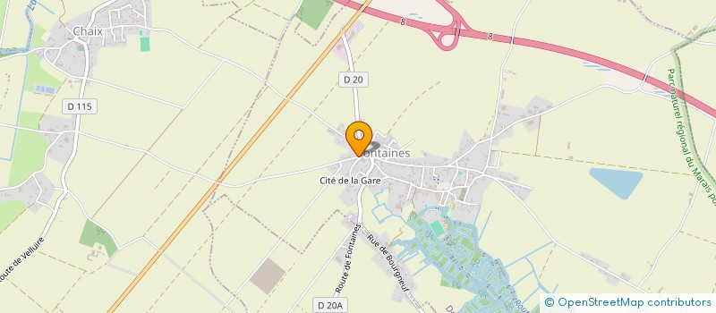 localisation de l'entreprise DAGLAE  DOIX LES FONTAINES