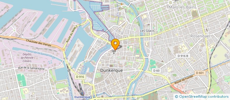 localisation de l'entreprise DAGMAR INVEST à DUNKERQUE