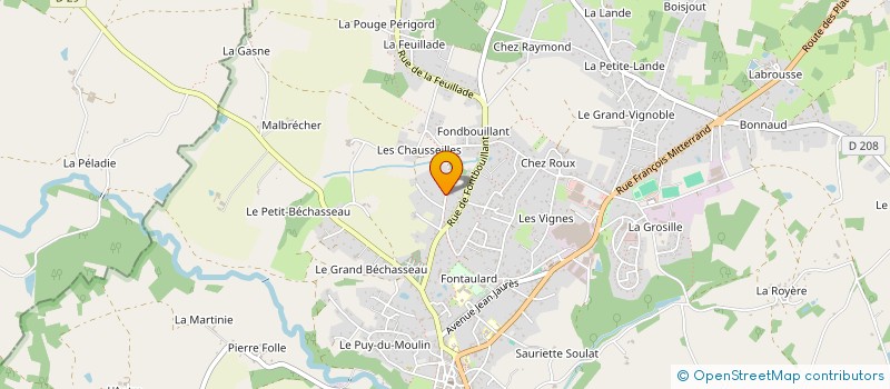 localisation de l'entreprise DAGNAS FRERES  ROCHECHOUART