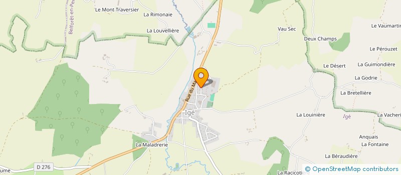 localisation de l'entreprise DAGNEAUX IMMOBILIER à SAINT-CYR-LA-ROSIERE