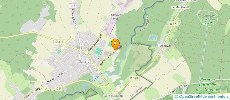 localisation de l'entreprise DAGNICOURT ETS à GASNY