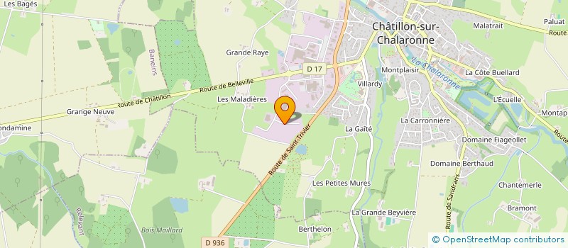 localisation de l'entreprise DAGO CAP'S à CHATILLON-SUR-CHALARONNE