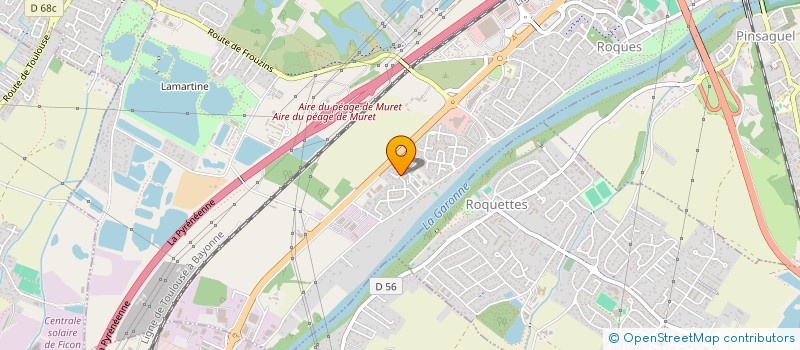 localisation de l'entreprise DAGO TRANS  ROQUES