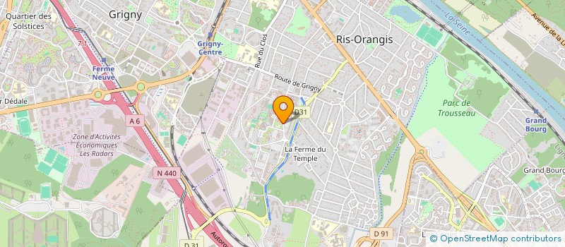localisation de l'entreprise DAGO TRANS à RIS-ORANGIS